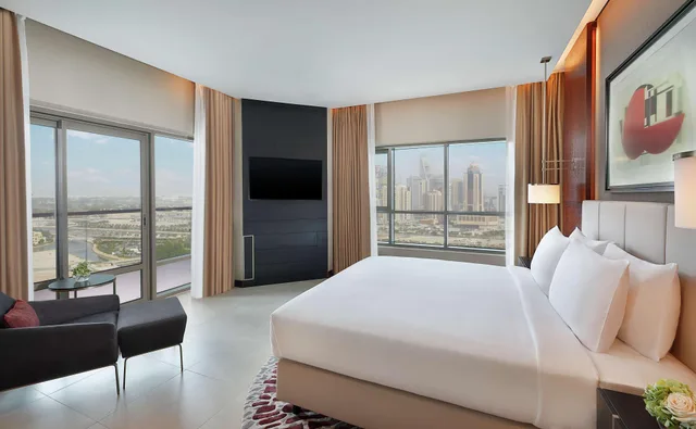 2 Bedrooms, Deluxe, Suite, Sea View, No Balcony، Hilton Doha The Pearl Residences 1/2