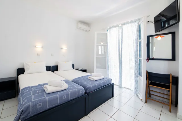 استوديو ديلوكس بسريرين منفصلين مع أريكة، Fivos Apartments 1/4