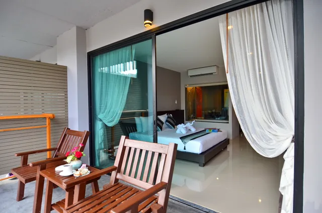 غرفة ديلوكس بسريرين منفصلين بإطلالة على المسبح، Chaweng Noi Pool Villa 4/5