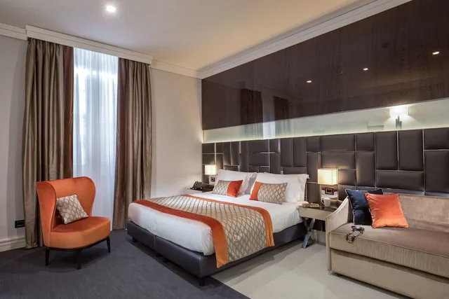 غرفة ديلوكس بسرير مزدوج أو سريرين منفصلين، Gioberti Hotel Rome 1/5