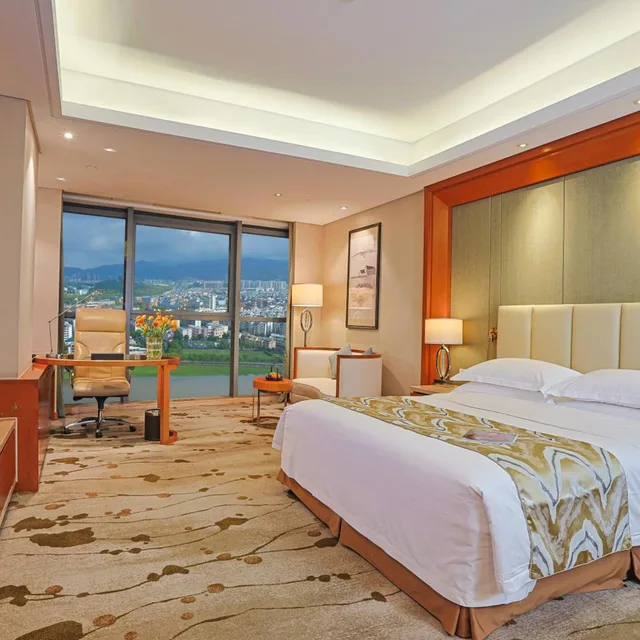Business, King Bed, Queen Bed, River View, Yiwu Shangcheng Hotel 3/10