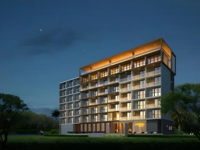 غرفة بسرير مزدوج أو سريرين منفصلين بإطلالة على البحر، The Wind Hotel 1/1