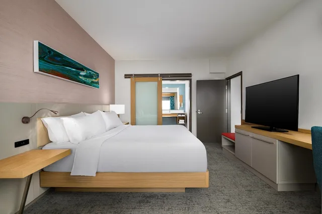 غرفة بغرفة نوم واحدة، Hilton Garden Inn Millenia Near Universal Orlando Resort 3/5
