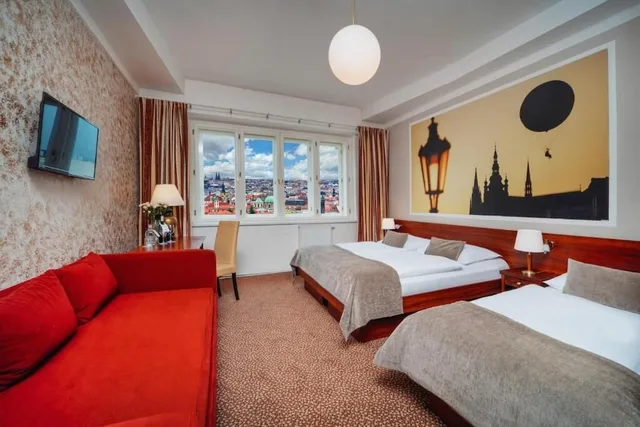 غرفة ثلاثية بسرير مزدوج وسرير فردي، Metropolitan Old Town Hotel 3/10