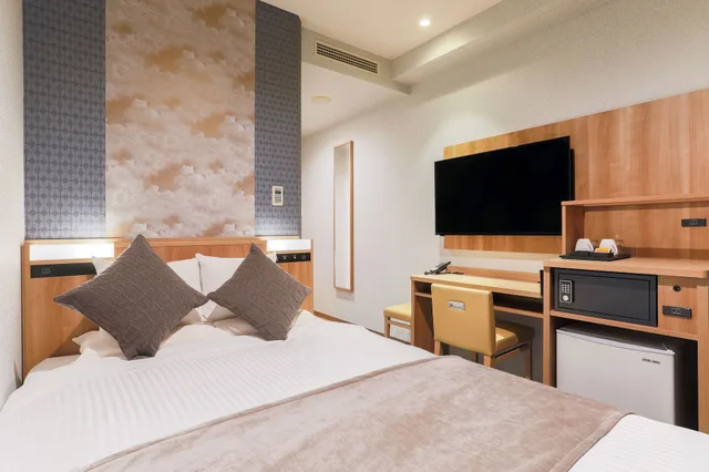غرفة قياسية بسرير مزدوج، Art Hotel Aomori 1/2