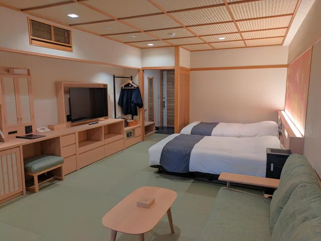 Room, Twin Beds, Outdoor Bath، Hakone Kowakudani Onsen Mizunoto 1/2