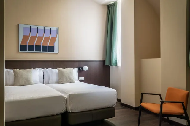 غرفة بسريرين منفصلين، Hotel Grand'Italia 3/6