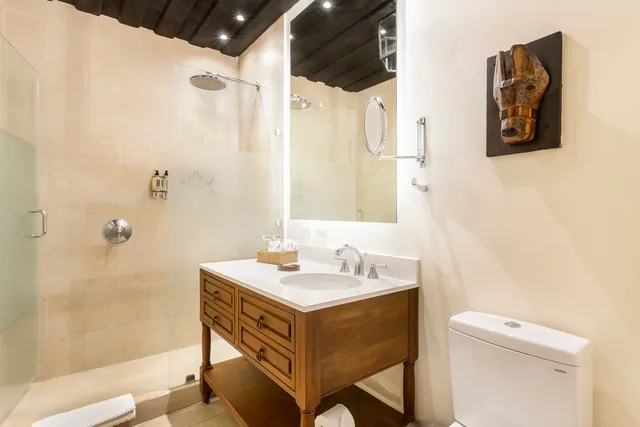 غرفة ديلوكس بسرير مزدوج بإطلالة على الحديقة، Porta Hotel Antigua 3/4