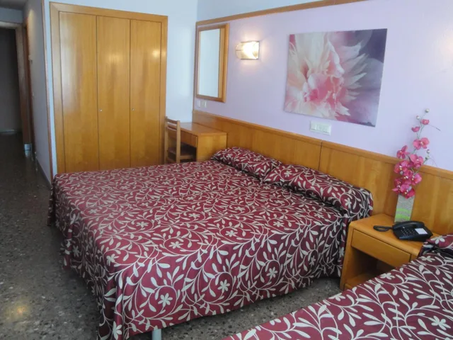 غرفة بسريرين منفصلين بشرفة، Hotel Esplendid 3/8
