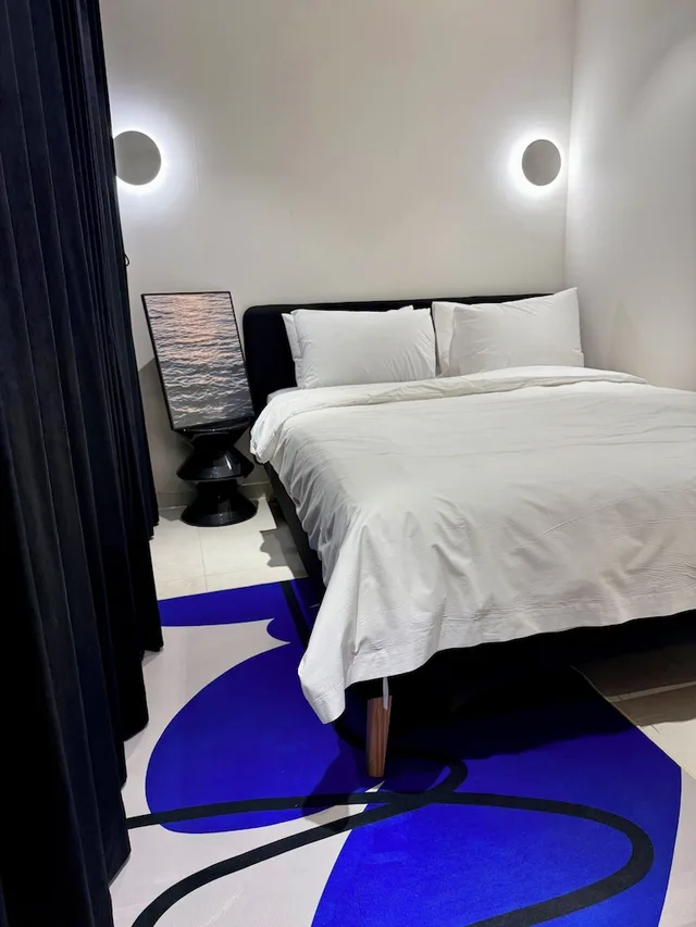 غرفة بريميوم بسرير كوين مع أريكة، Jeju Slim Hotel 3/8