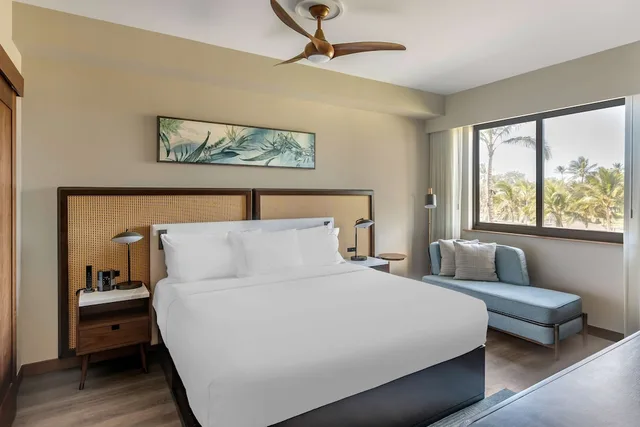 جناح بسريرين مزدوجين وسرير كينج بغرفتي نوم لذوي الإعاقة، Hilton Grand Vacations Club Maui Bay Villas 3/4