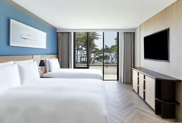 جناح دوبلكس كلوب بسرير كينج وسرير فردي بإطلالة على البحر، Parnas Hotel Jeju 3/7