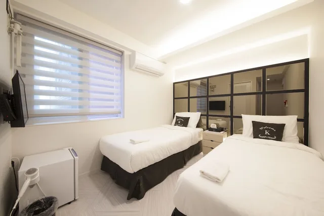 غرفة قياسية بسريرين منفصلين، K-Guesthouse Seomyeon 1 10/10