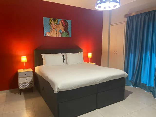 غرفة بسرير مزدوج بإطلالة، Connect Studios & Apartments 3/9