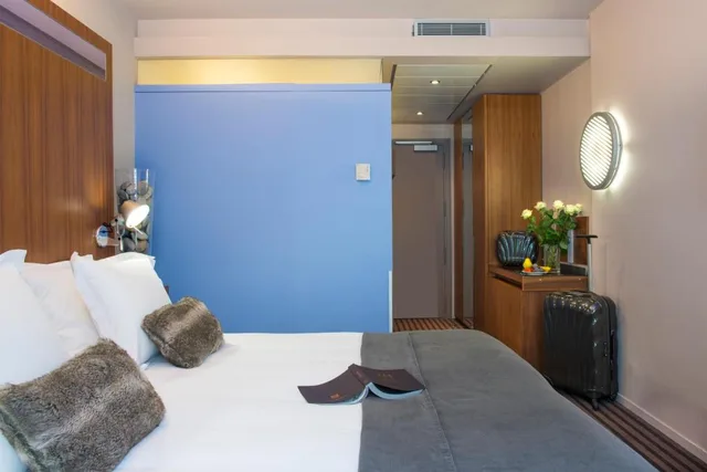 غرفة بريفيليج بسرير مزدوج بإطلالة على الحديقة، Hotel Beau Rivage 1/3