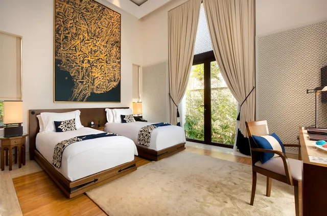 2 Bedrooms, Harmony, Pool, Villa, King and Twin Beds, Sea View، Banyan Tree Tamouda Bay 1/10