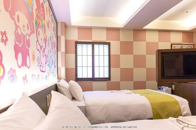 Melody, Deluxe, Twin Beds، Hotel Okinawa with Sanrio Characters 2/6