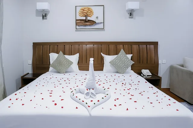 جناح ديلوكس بسرير كينج، المواسم الأربعة للأجنحة الفندقية(Al-Mawasem Al-Arbaa Serviced apartments) 6/9