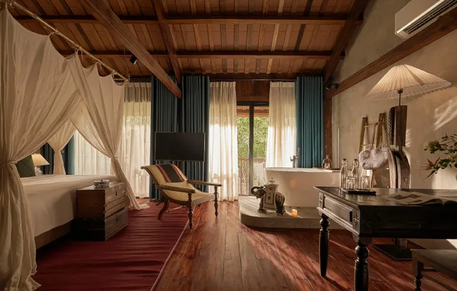 فيلا بغرفتي نوم بمسبح خاص، aNhill boutique Hotel 1/1