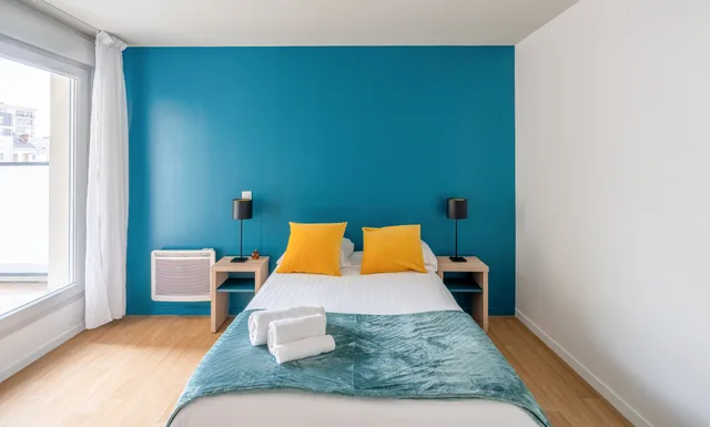 جناح بسريرين كوين، Quality Aparthotel Reims - Les Capucins 1/3