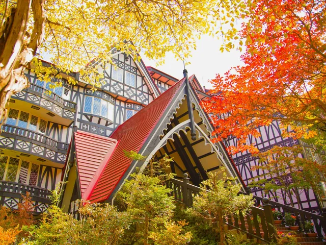 غرفة يابانية غربية بسريرين بأرضية تاتامي في المبنى الرئيسي، Hotel Green Plaza Karuizawa 1/2