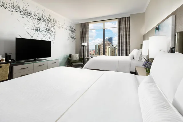 غرفة ديلوكس بسريرين كوين بإطلالة على المدينة، The Westin New Orleans 2/10