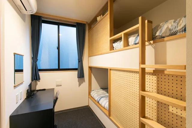 غرفة بسريرين منفصلين، Hostel Takeyado 1/1