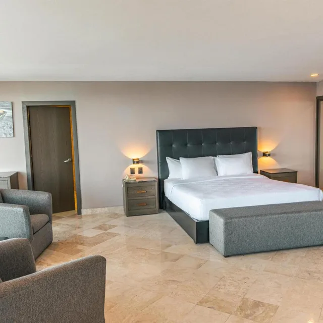 جناح سوبيريور بسرير كينج بشرفة بغرفة نوم واحدة، Hilton Garden Inn Boca Del Rio Veracruz 1/6