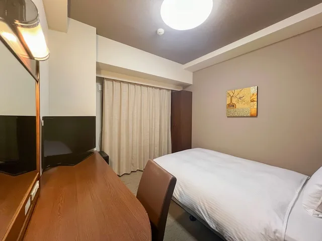 غرفة مفردة بسرير مزدوج، Hotel Route-Inn Hirosaki-Joto 1/2