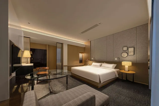غرفة بسرير كينج بحوض استحمام للمدخنين، Howard Johnson by Wyndham Wenting Hotel Changsha 1/4