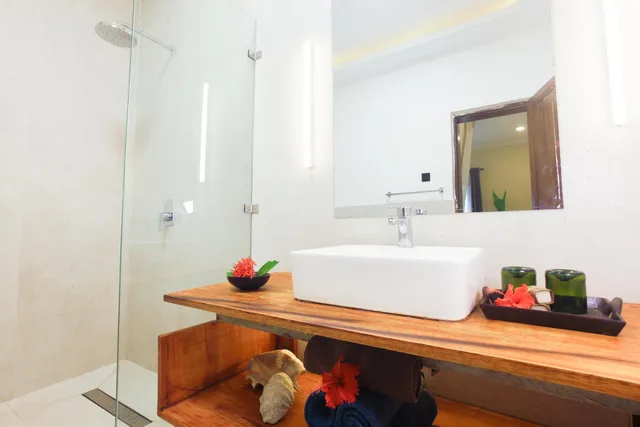 غرفة بسرير مزدوج بإطلالة على المسبح، Kupaga Villas Boutique Hotel 10/10