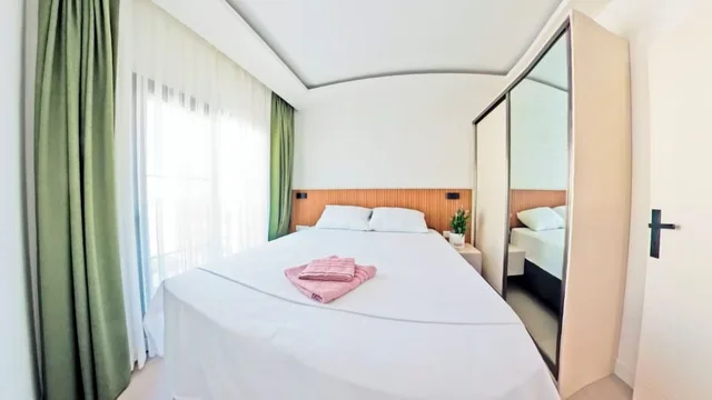 جناح عائلي بسرير مزدوج بغرفة نوم واحدة مع أريكة، Derin Apart Hotel 1/1