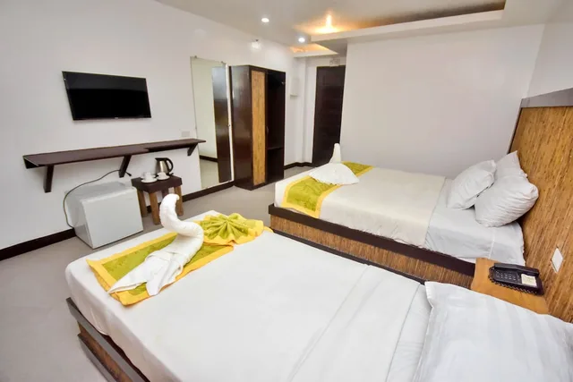 غرفة قياسية ثلاثية بسرير مزدوج وسرير فردي، Bamboo Beach Resort Bar And Restaurant 9/10