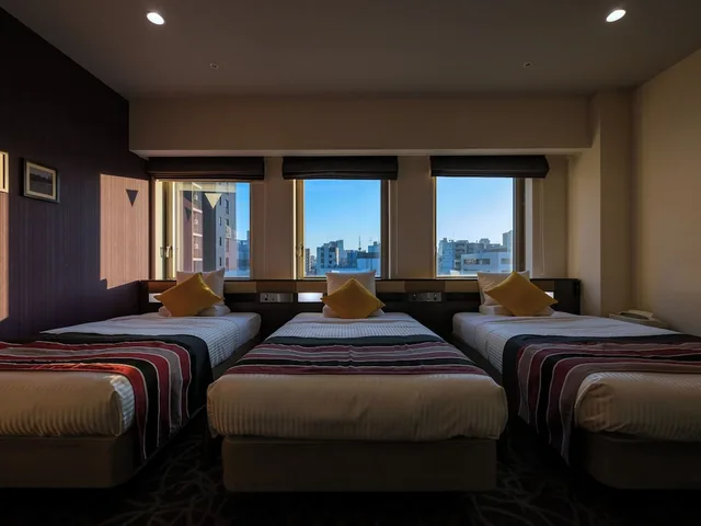 غرفة قياسية ثلاثية بثلاثة أسرّة، Hotel Mystays Ueno East 5/7