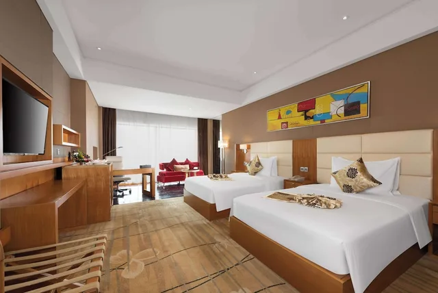 غرفة تنفيذية بسريرين منفصلين، Wyndham Putian Downtown 1/3