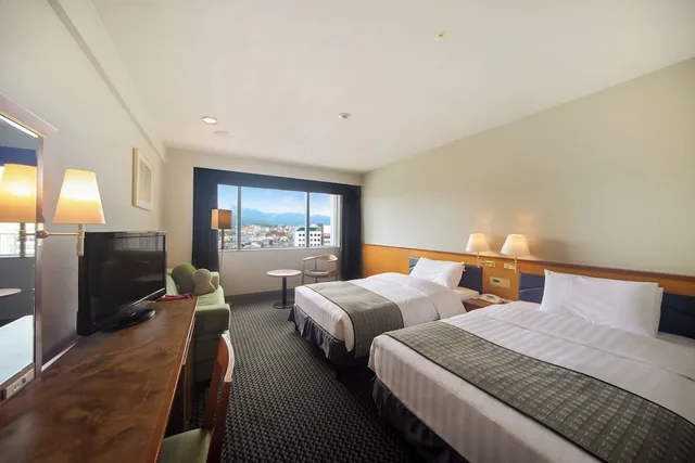 Room, Single, Twin Beds, Large, Hotel Nikko Nara 7/10