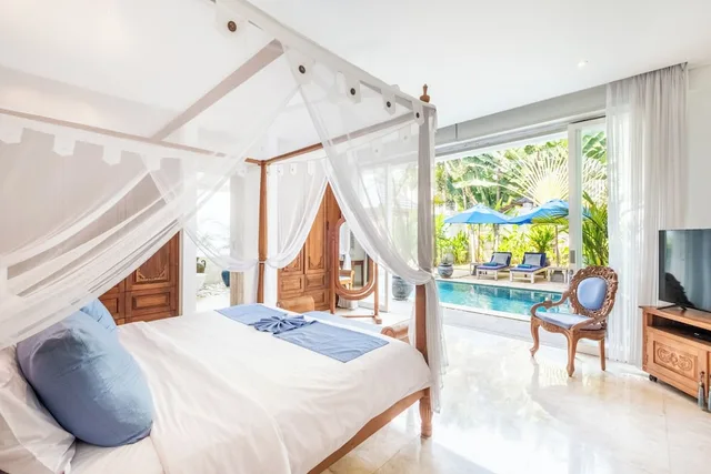 فيلا فاخرة بسريرين منفصلين وسريرين كينج بإطلالة على المسبح بـ4 غرف نوم للمدخنين، Aq Va Hotel And Villas 2/6