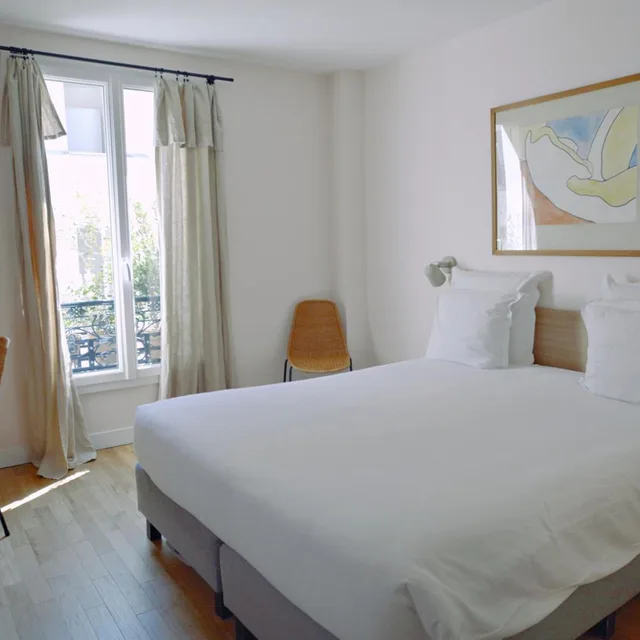 غرفة ديلوكس بسرير مزدوج، Hotel Lucien 3/10