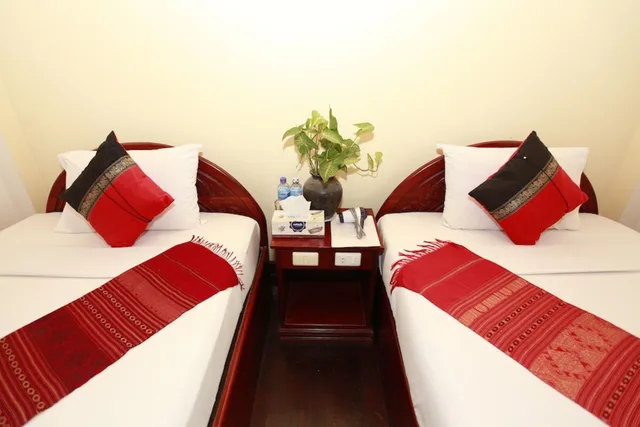 غرفة قياسية بسريرين منفصلين، Vangsavath Hotel 3/5
