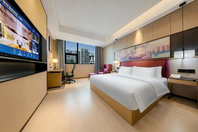 غرفة بزنس بسرير كوين، GreenTree Eastern Chongqing Jiefangbei Children's Hospital Hotel 1/2