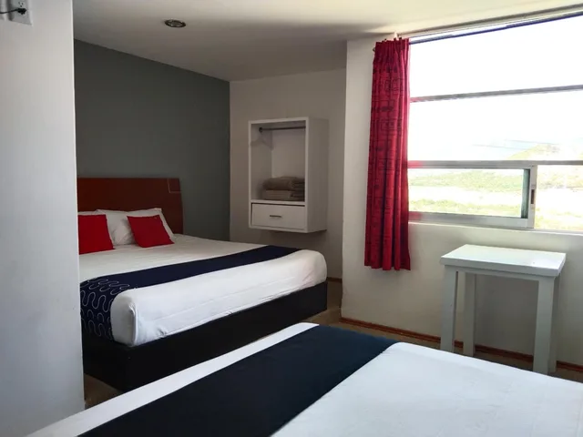 غرفة ديلوكس بسريرين، Capital O Hotel Euro Confort Pachuca 5/9