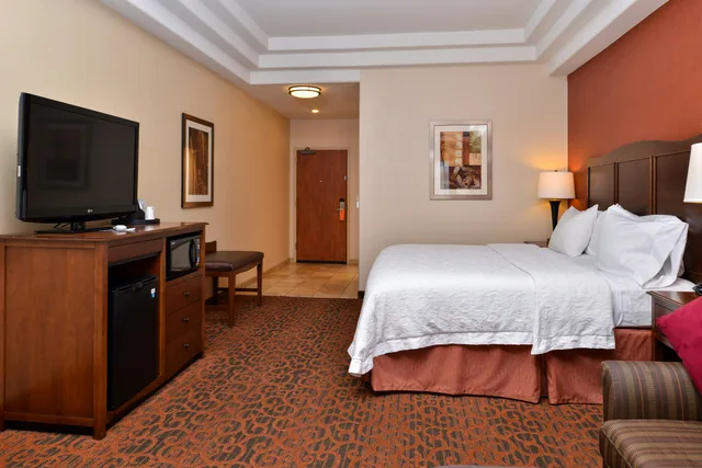غرفة بسرير كينج مع أريكة، Hampton Inn Idaho Falls Airport 1/6