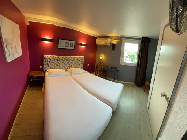 غرفة بسريرين منفصلين، LE SUD HOTEL 2/7