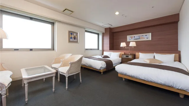 غرفة ديلوكس بسريرين منفصلين في طابق مرتفع، Nogi Onsen Hotel 1/1