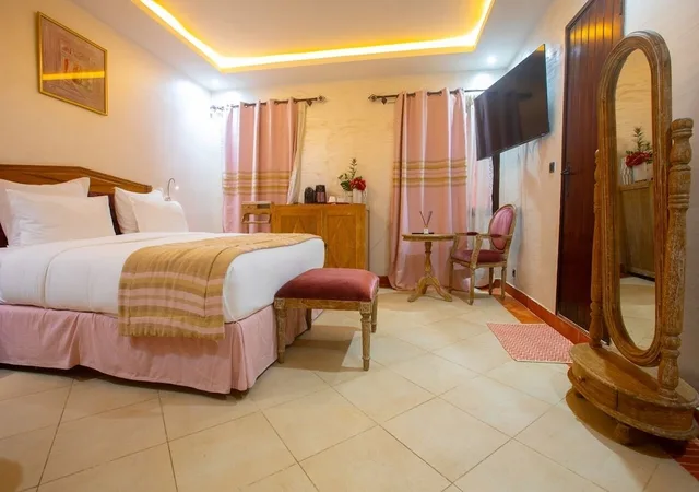 غرفة ديلوكس بسرير كوين، La Villa Racine 3/10