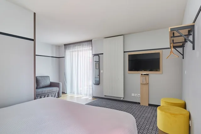 شقة بسريرين منفصلين مع سرير سحّاب إضافي، Appart'hotel Odalys City - Lyon Centre Confluence 5/10
