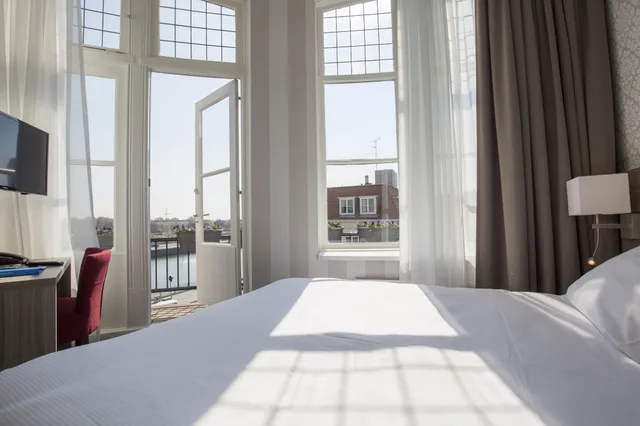غرفة فاخرة بسرير كوين، Fletcher Hotel-Restaurant Middelburg 5/9