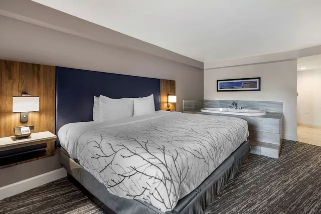 جناح بسرير كينج بإطلالة على المسبح بشرفة مع أريكة، Best Western Denver East 2/10