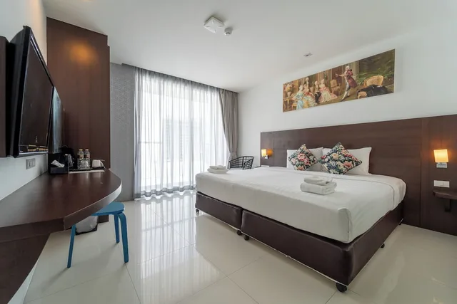 غرفة ديلوكس بسريرين منفصلين بشرفة، Rodina Beach Hotel 4/10