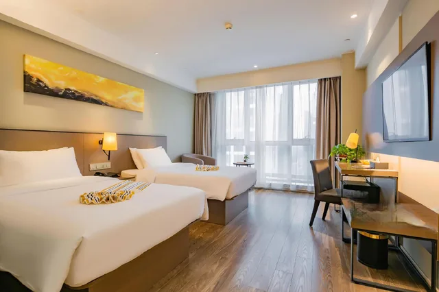 Feature Twin Bed Room، Homeinn Plus (Chengdu High-tech Global Center) 1/1